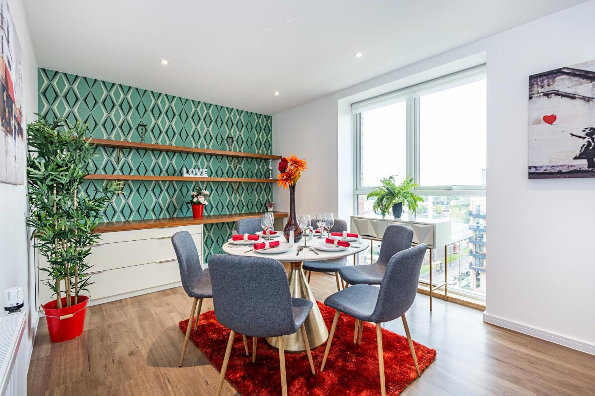 Chiswick Park 3 Bed 3 Bath West London - Parking Apartment Ngoại thất bức ảnh