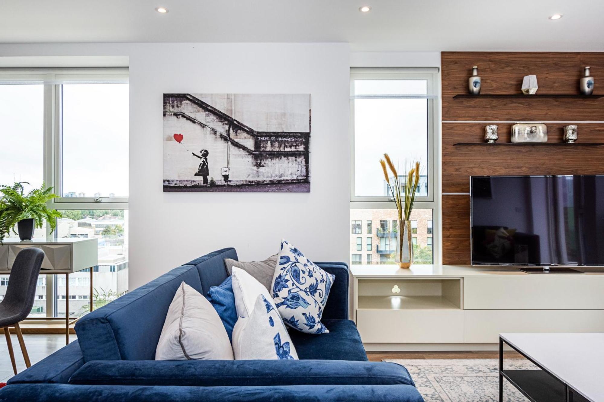 Chiswick Park 3 Bed 3 Bath West London - Parking Apartment Ngoại thất bức ảnh